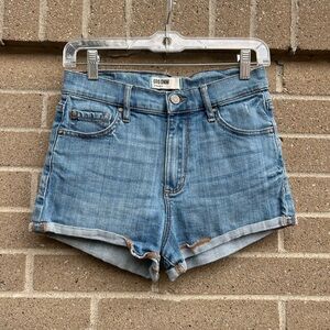 Women's Blue Jean Micro Shorts